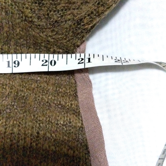 A'reve By Anthropologie Women's Casual Brown & Beige Pullover Tunic Sweater - Picture 8 of 8